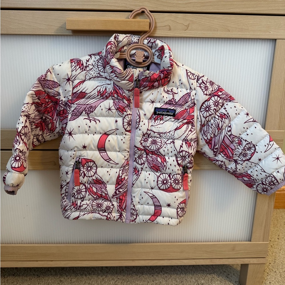 Patagonia Kids' Owl Print Jacket
